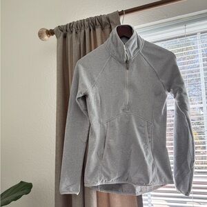 Kyodan Light Gray Textured Quarter Zip